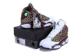 Black And White Leopard Print Tennis Shoes Air Jordan 13 Retro Men Dark Brown Leopard White New Jordans Shoes Nike Free Shoes Mens Shoes Online