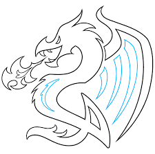 Stock vector dragon illustration small dragon tattoos chinese back dragon tattoo red ink best. How To Draw A Dragon Tattoo Really Easy Drawing Tutorial