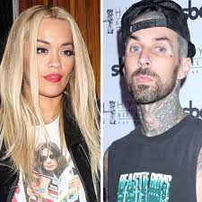 Travis barker, kinder — redaktionelle stockfotografie. Travis Barker Vernachlassigt Seine Ex Die Kinder Gala De