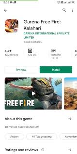 Get to play garena free fire on pc today! Deep Kulkarni On Twitter Til That Play Store Lets You Try Games Online With Try Now Before You Install Them For Games With Massive Sizes This Makes Activation Frictionless Https T Co Q3v64k210r