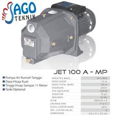 Cek aneka rekomendasi pompa air semi jetpump terlengkap & terbaik lainnya. Jual Multipro Semi Jet Pump Air Sumur Dangkal 100 Watt Jet 100 A M Kota Surabaya Jago Teknik Tokopedia