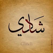 Chadi شادي Calligraphy Name Calligraphy Persian Calligraphy Typography