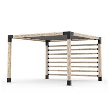 Get it as soon as thu, jul 8. Toja Grid Pergola Kit With 4x4 Knect Post Wall And Shade Sail For 6x6 Wood Posts 12 Ft X 12 Ft Pw61212gr13 Rona