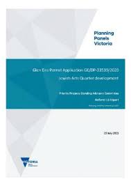 Planning and Environment Act 1987, Priority Projects Standing Advisory  Committee Referral 13 Report pursuant to s151 of the Act Jewish Arts Quarter