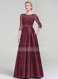 Maybe you would like to learn more about one of these? Ball Gown Scoop Neck Floor Length Satin Evening Dress With Pockets 017093487 Jenjenhouse