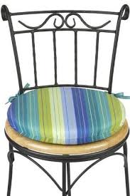 Amazon Com Outdoor Round Chair Cushion 1 5h X 15 Diameter Seaside Seville Patio Lawn Outdoor Chair Cushions Outdoor Seat Cushions Round Chair Cushions