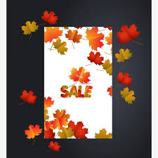 بطاقة منشور فلم تذكرة بيضاء فارغة مع الخريف أوراق القيقب على خلفية تصميم بنر فن الخريف الخلفية Png صورة للتحميل مجانا