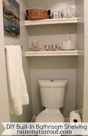 Built In Bathroom Shelving Diy For 25 Or Less Bathroom Shelf Decor Gray Bathroom Decor Bathroom Shelves