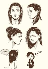 Levi akerman haircut and style: Eren Yeager Hair Evolution Novocom Top