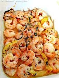Roasted Lemon Garlic Shrimp Food Recipes Seafood Recipes