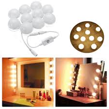 3m Dimmable Hollywood Style Yellow White Led Vanity Mirror Lights For Makeup Dressing Table Dc12v Alexnld Com