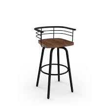 Maybe you would like to learn more about one of these? Amisco Brisk 26 In Brown Wood Black Metal Swivel Counter Stool Brown Black Yahoo Shopping