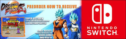 Maybe you would like to learn more about one of these? Dragon Ball Fighterz For The Nintendo Switch Launches In September In North America And Europe Special Pre Order Bonuses Available
