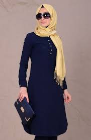 Ipekzade Tesettur Tunik 3a161 05 Koyu Lacivert Musluman Modasi Hijab Chic Moda Stilleri