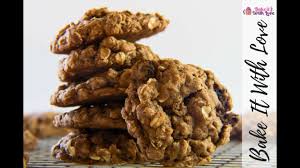 To make jumbo cookies, use 1/4 cup dough. Oatmeal Molasses Raisin Cookies Aka World War Ii Cookies Bake It With Love Youtube