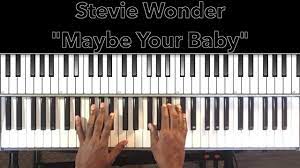 Stevie Wonder Maybe Your Baby Piano Tutorial Youtube