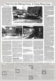Maybe you would like to learn more about one of these? Your Car The Sitting Duck The New York Times
