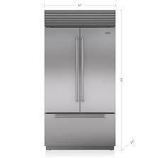 Built In Refrigeration Bi 42ufd S Sub Zero Wolf French Door Refrigerator French Doors Sub Zero Appliances