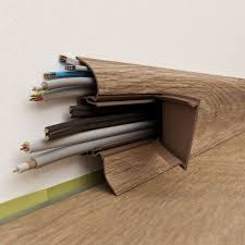 Skirting Board PVC Cable Cover flexible edge 65mm 25m - choice of colours   eBay UK