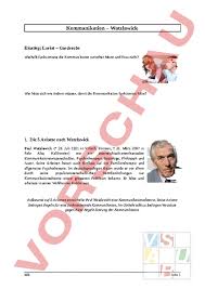 Arbeitsblatt Axiome Von Watzlawick Dossier Padagogik Und Psychologie Kommunikation Und Konflikte