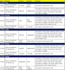 Discover the wonders of the likee. Star Sports To Telecast Icc Cricket World Cup 2019 Warm Up Games Starting 24th May