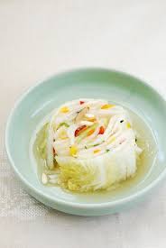 Baek Kimchi White Kimchi Korean Bapsang Food Kimchi Recipe Kimchi
