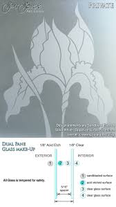 Etched or sandblasted floral pattern on glass. Frosted Glass Pricing Glass Etching Prices Sans Soucie