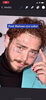 post malone eye color💙#JustDanceWithCamila #fyp #foryou #like #viral #eye  #color #eyecolor #abcxyz #postmalone #share #comment #music #posty #malone
