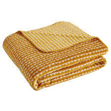 Manta Infantil Amarillo Mostaza Plaid Enfant Idee Deco Chambre Bebe Jaune