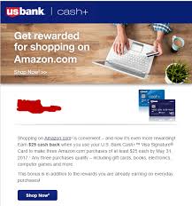 Apply now for the u.s. Expired Get 25 Cash Back By Making 75 In Amazon Purchases With U S Bank Credit Cards Cash Club Carlson Flexperks Rei Targeted Doctor Of Credit
