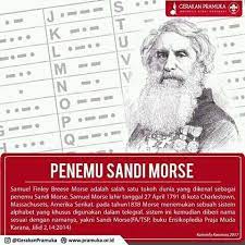 We did not find results for: Pramuka Smkn 1 Cilimus 13 087 13 088 Hayo Ada Yang Tau Siapa Penemu Sandi Morse Bukan Sandi Yang Biasa Anak Zaman Sekarang Pake Buat Ngodein Doi Nya Ya Ini Sandi