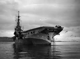 Hms Colossus At Greenock Scotland United Kingdom 1945 Navire De Guerre Navire Guerre