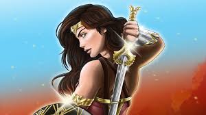 Free for commercial use high quality images Wallpaper 4k Wonder Woman God Killer Sword 4k 4k Wallpaper