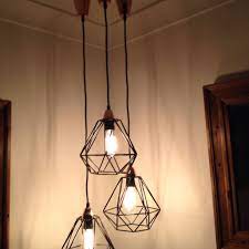 Love This Grouping Of These Kmart Geo Pendant Lights Using The Vintage Look Globes Bedroom Light Fixtures Light Fixtures Bedroom Ceiling Bedroom Ceiling Light