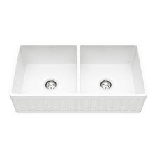 double bowl farmhouse kitchen sink