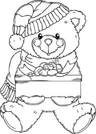 Free download 38 best quality christmas polar bear coloring pages at getdrawings. Christmas Bear Coloring Pages Coloring And Drawing