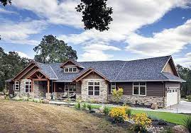 Plan 69582am Beautiful Northwest Ranch Home Plan Ranch Style House Plans Craftsman House Ranch Style Homes