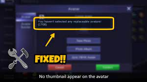 Saya sudah berusaha mereport customer service. Fix You Haven T Selected Any Replaceable Avatars 1708 Mobile Legends Youtube