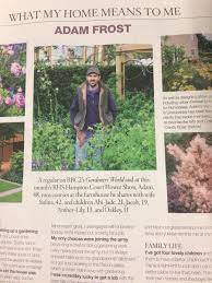 Jun 25, 2021 · does adam frost have children? Sandra Walsh On Twitter Great To Talk To Bbc Gardeners World S Adam Frost Frostatwork About His Inspirations Including Why He S Planted A Candy Floss Tree In July S Hb Magazine Https T Co Bu6ok3xbr5