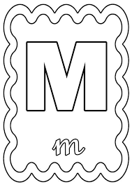 Coloriage Lettre M A Colorier Ou A Gommettes Coloriage Alphabet Coloriage Lettre A