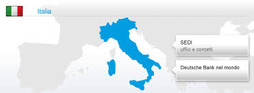 The first one is represented by the bank of italy. Deutsche Bank Home
