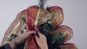 Como Decorar El Arbol De Navidad Cintas Youtube