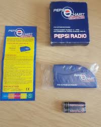 Pepsi Chart Exclusives Fm Autoscan Pocket Radio Unused Prop