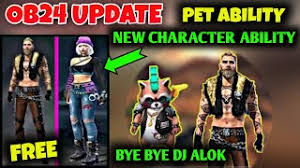 A new pet will be roaming the free fire planes soon! Free Fire New Character Sverr Diara Ability Pet Rocky Ability New Ob24 Update New Event Ff Youtube