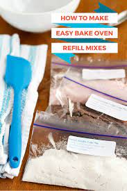 Make Your Own Easy Bake Oven Refill Mixes For Just 0 12 Each Easy Bake Oven Mixes Easy Baking Easy Bake Oven Refills
