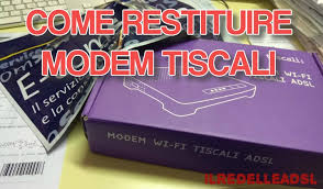 Come Restituire Modem Tiscali In Comodato D Uso In Caso Di Disdetta O Recesso Modem Router Wi Fi Internet E Cavi Fibra Ottica Ftth
