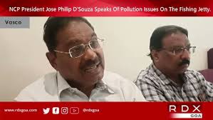 NCP President Jose Philip D'Souza Speaks Of Pollution Issues On The Fishing  Jetty