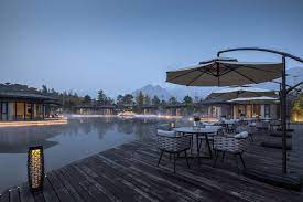 pin by leo on landscape hotel landscape outdoor barbecue area small courtyards