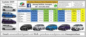 Dapatkan promosi, diskaun & pinjaman eksklusif dari peniaga sah manfaatkan tawaran. Jadual Senarai Model Kereta Perodua Kota Kinabalu Sabah Facebook