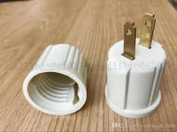 Alibaba.com offers 1848 light socket plug adapter with ground products. 2021 Non Grounding Usa Plug Ploarized Socket Adapter Converts Outlet To E26 Lamp Socket 125 Volt 2 Wire Nema 1 15p Black 125vac 660w Myy From Meilibaode2008 0 59 Dhgate Com